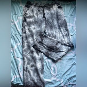 Aeropostale Medium Grey Tie-Dye Sweatpants